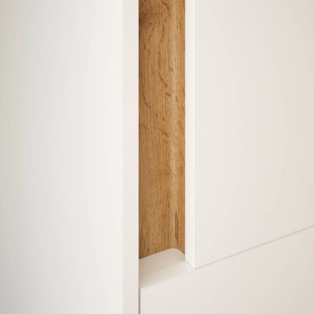 Badezimmer Midischrank in Weiß - Nonessia