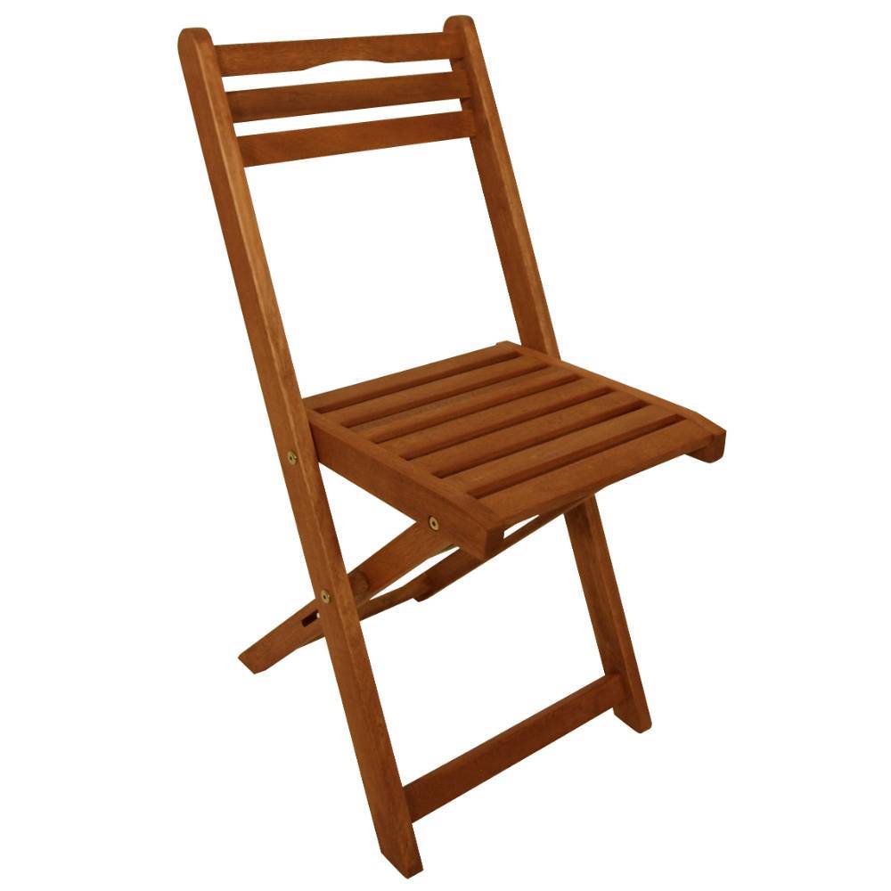Garten-Klappstuhl aus Eukalyptusholz - Acneza (2er Set)