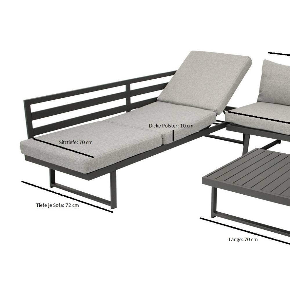 Garten-Lounge Gruppe modern - Kariono (zweiteilig)