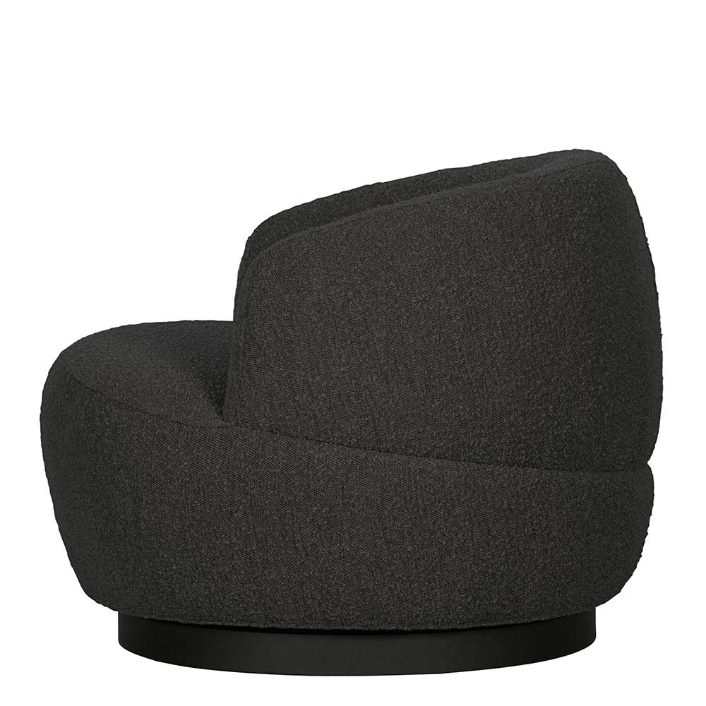 Retro Design Sessel aus Boucle Stoff - Fronco