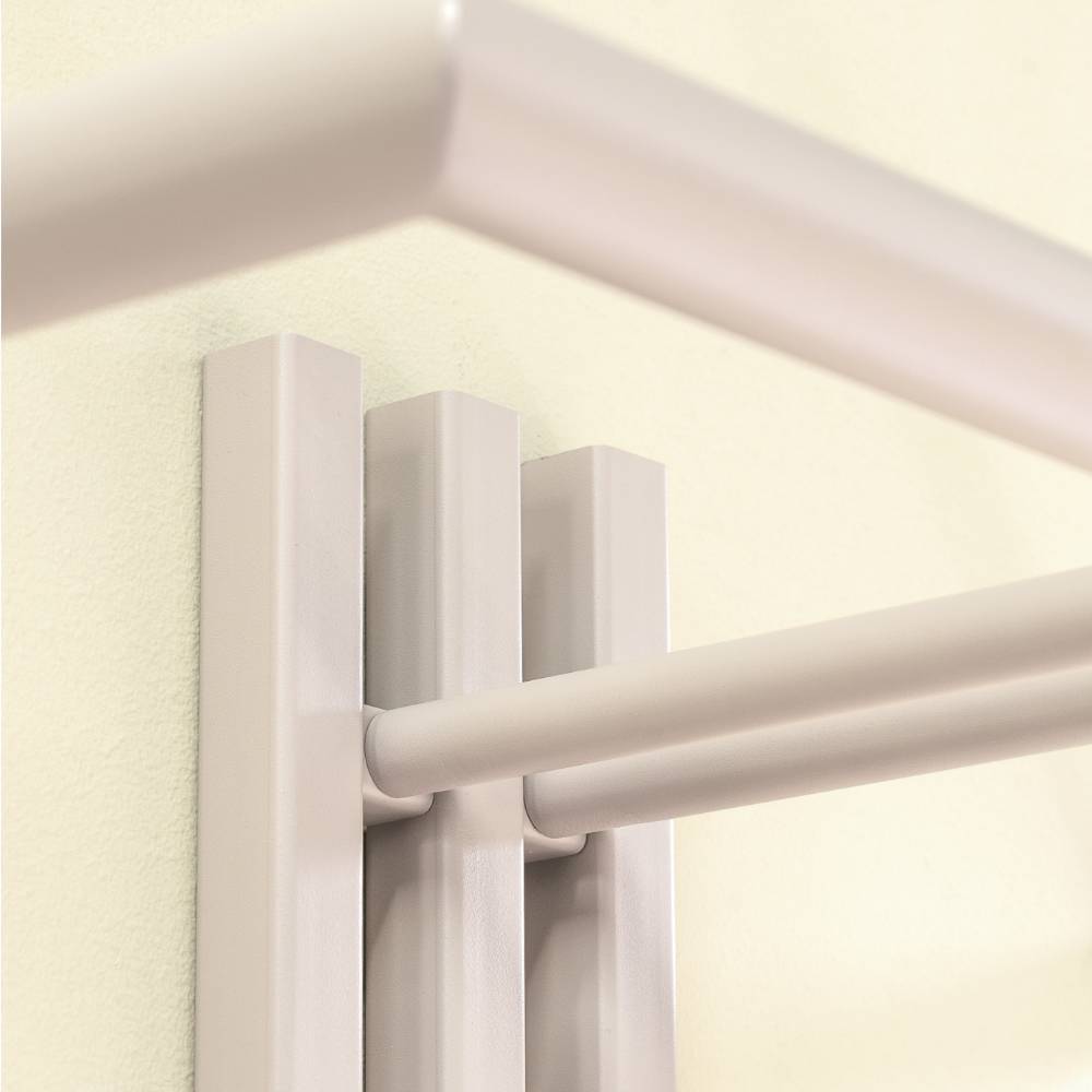 Stahl-Garderobe in Taupe - Oleganos