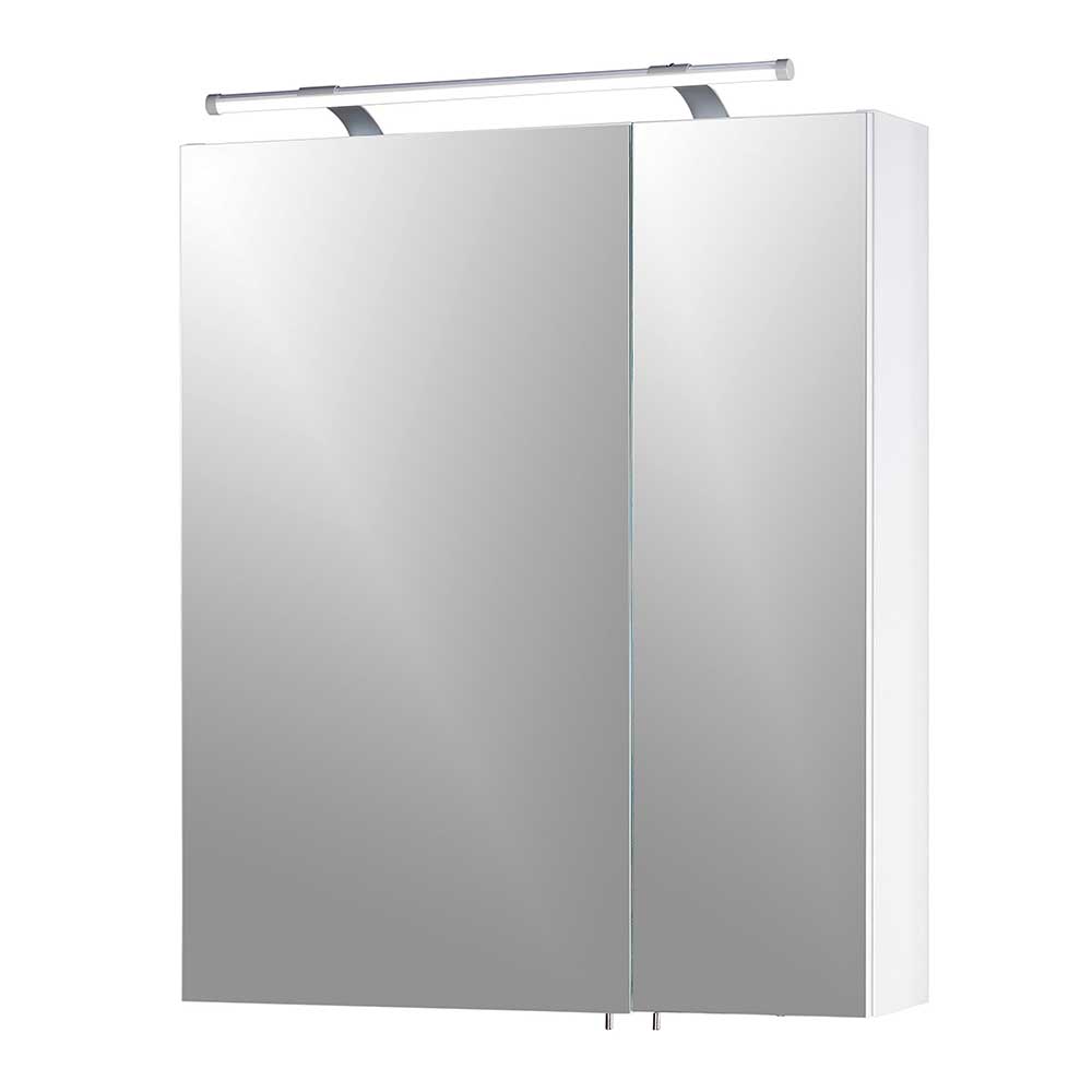 Badezimmer Spiegelschrank mit zwei Türen & LED - Bagaci