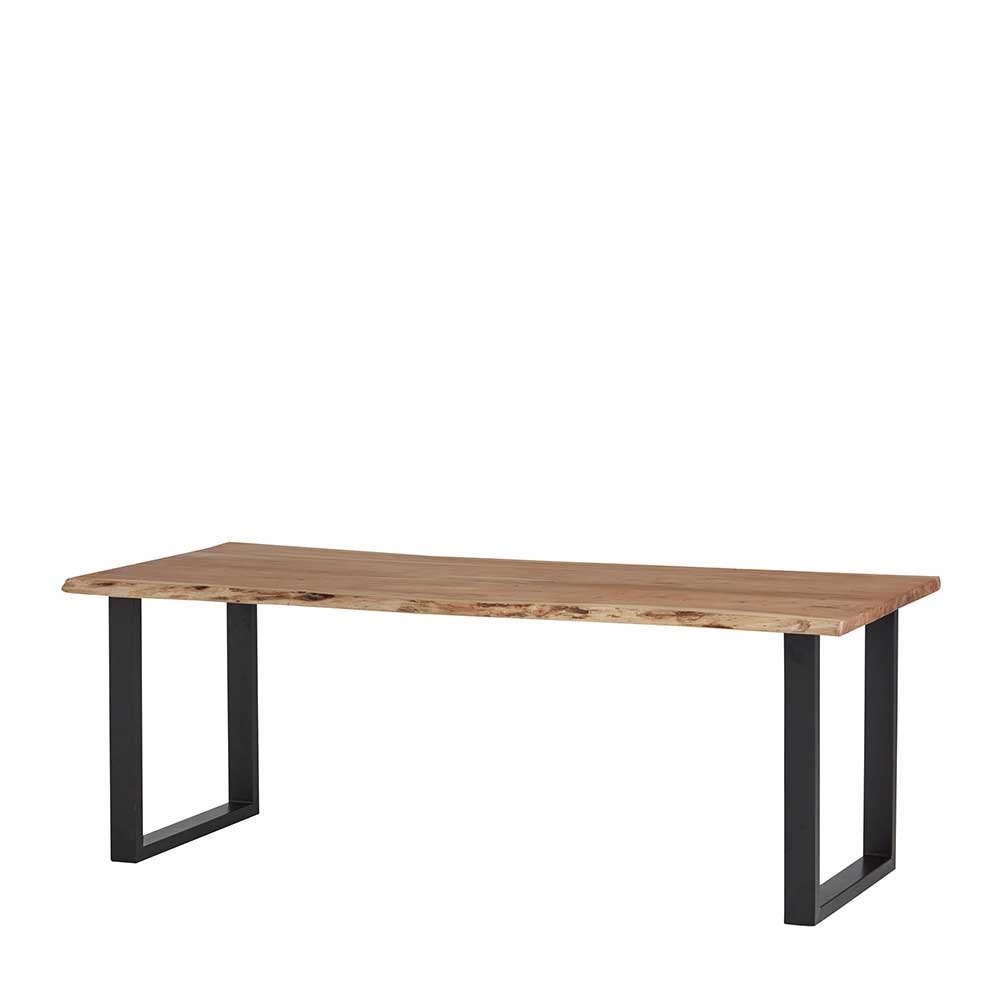 Esszimmertisch mit Naturkanten aus Akazie - Nordesta