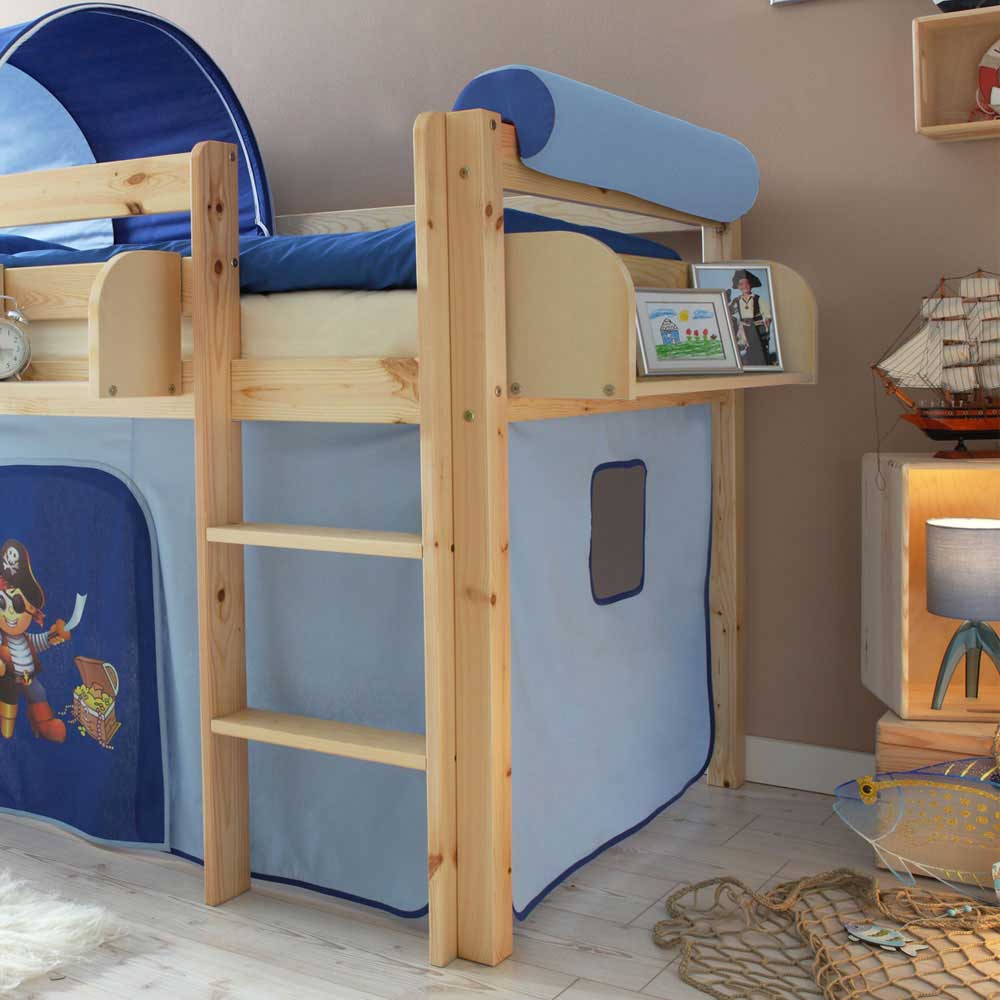 Kinderbett Cluster im Piraten Design