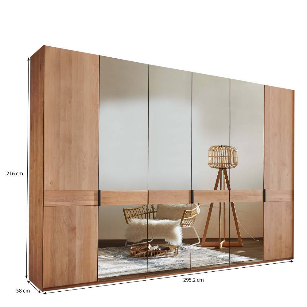 216 cm hoher Schrank mit sechs Türen - Murray