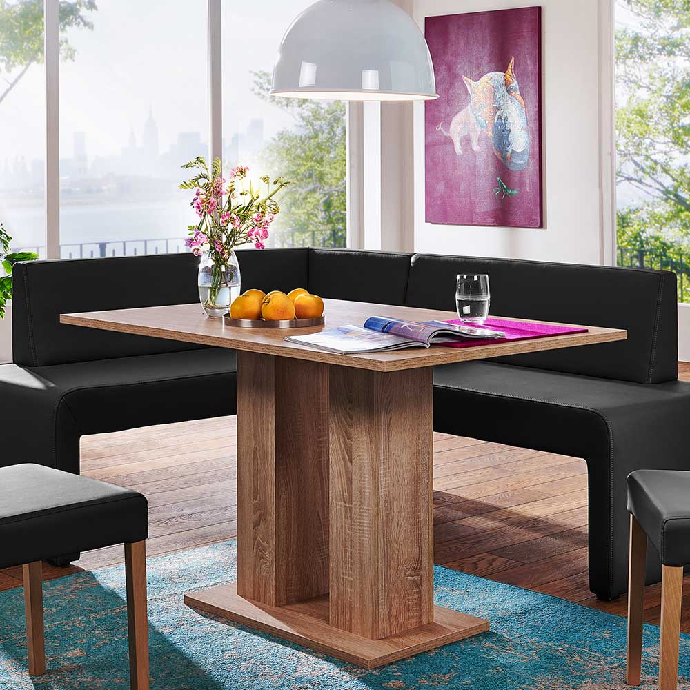 120x80 Küchen Tisch in Sonoma-Eiche Dekor - Daricca