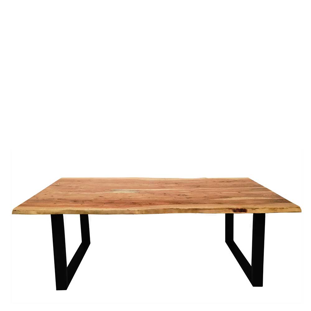 3 Größen Esszimmer Baumkante Tisch aus Akazie - Svanlau