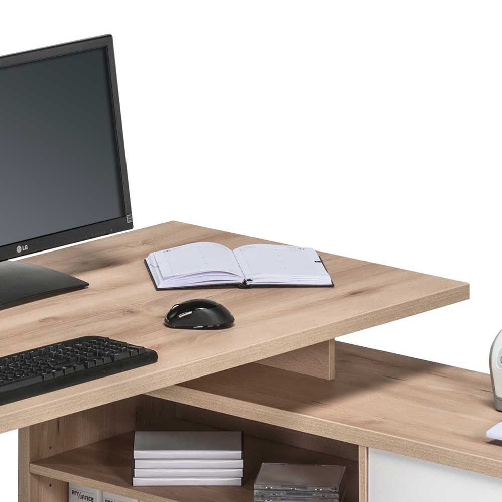 PC Schreibtisch Peace mit Regal