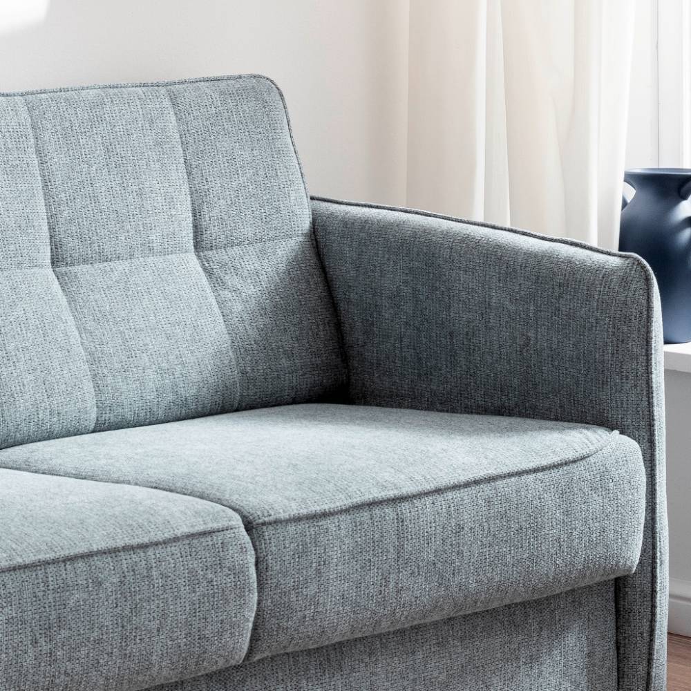Ausziehcouch in Mintgrün Chenille - Nice