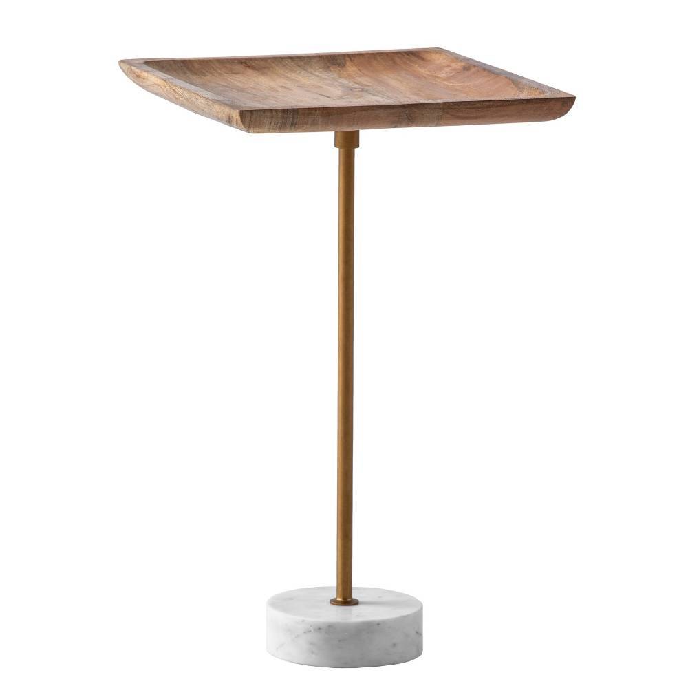 Design-Beistelltisch aus Mangobaum Massivholz - Gildas