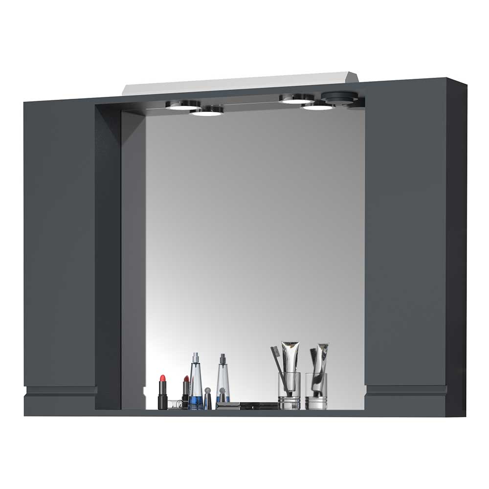 Badspiegel mit Seitenschränken & Ablagen - Idamoro