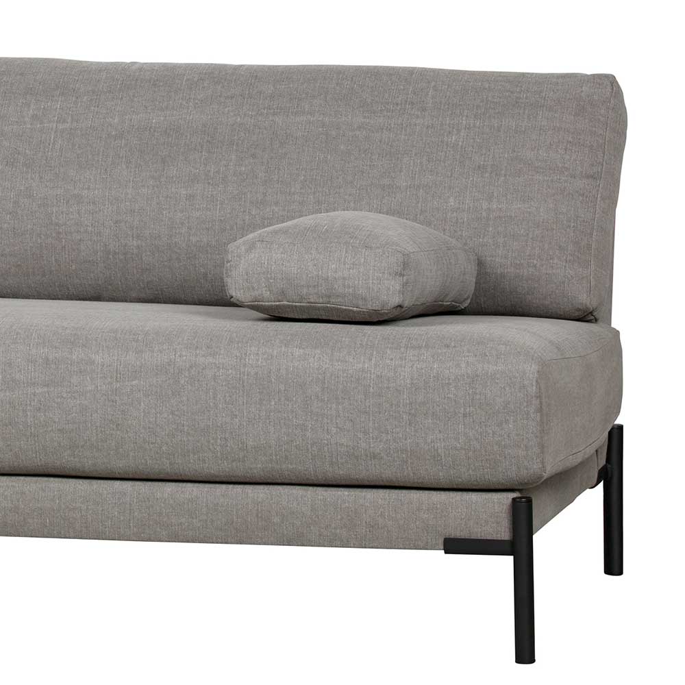 Graues 3-Sitzer Sofa ohne Armlehnen - Vensation