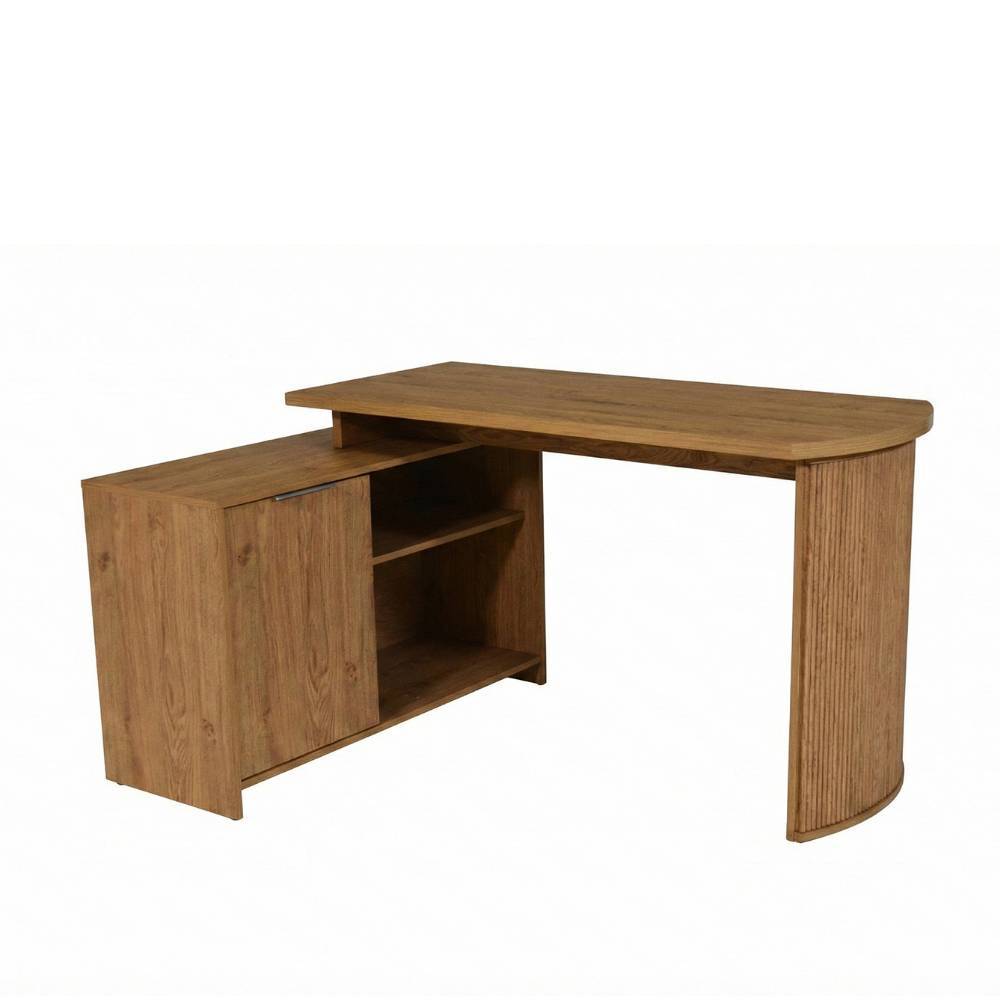 Design-Schreibtisch in Eiche Holzdekor - Nueva