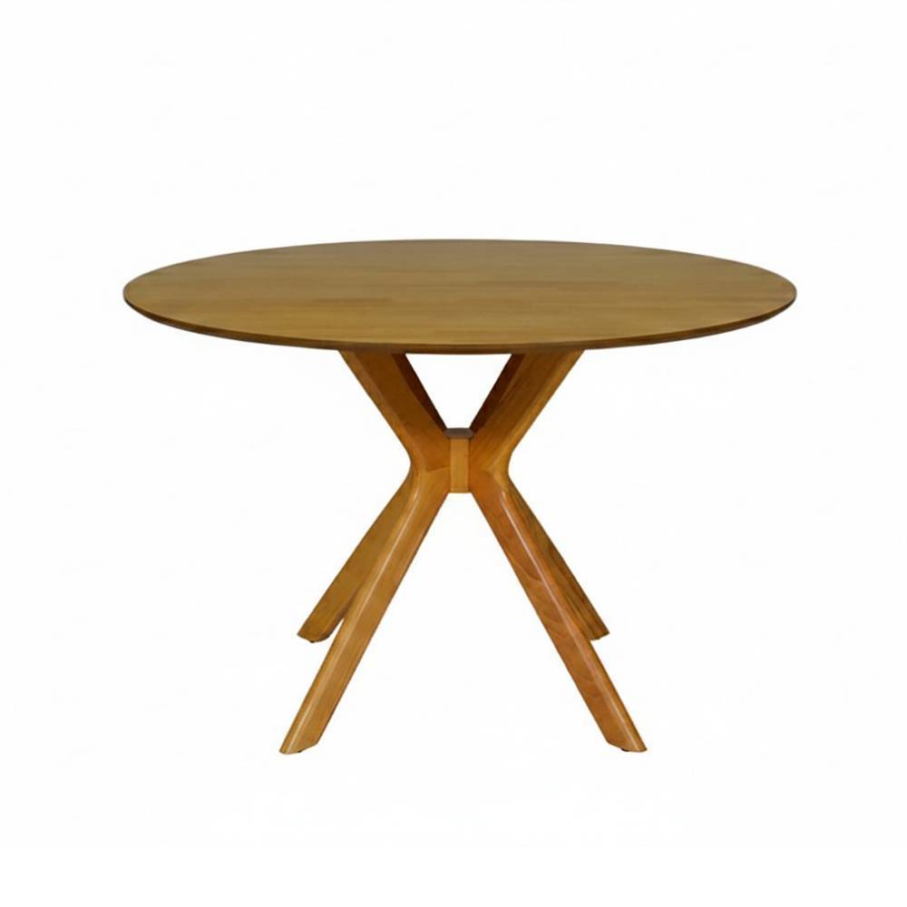 Runder Tisch aus Massivholz Gummibaum - Loritania