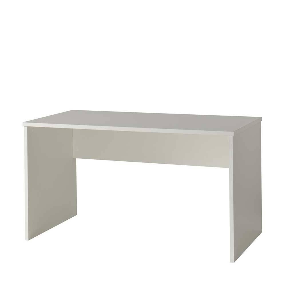 Schreibtisch Möbelset in Weiß - Eldrus (dreiteilig)