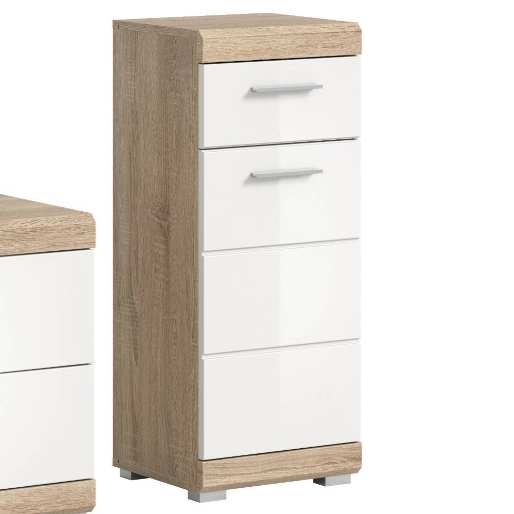 97 cm breiter Badblock Möbelset - Calbanyara (vierteilig)
