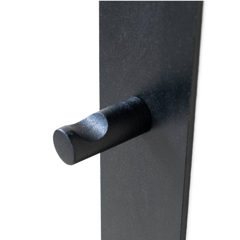 Designgarderobe mit Stange und vier Haken - Narisa