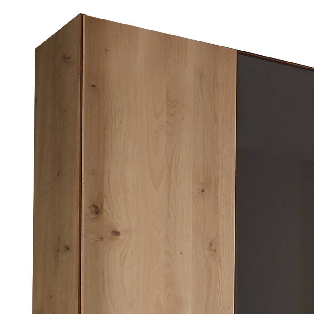 6-türiger Schlafzimmerschrank mit Glas - Vutonia