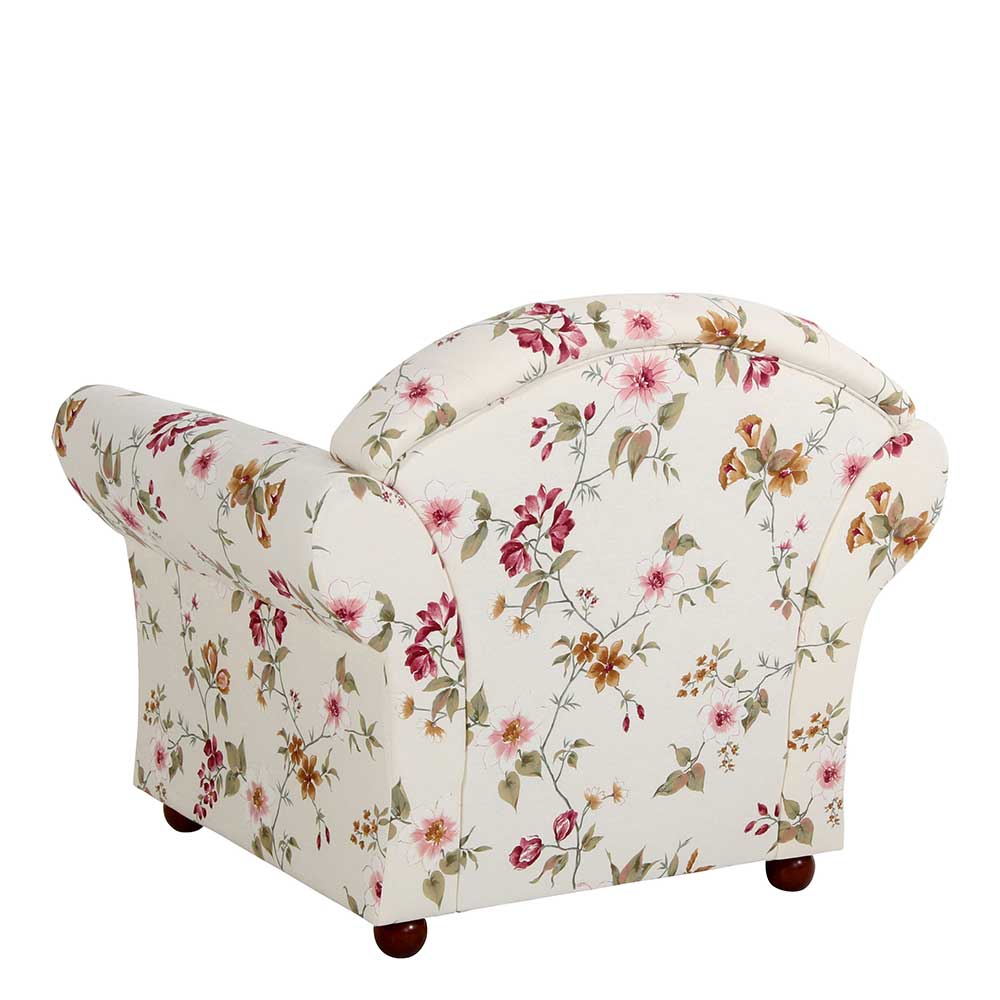 Country Style Sessel mit Blumen Muster - Cosima