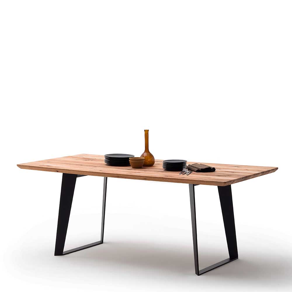 Design Esszimmertisch aus Zerreiche Massivholz - Viodora