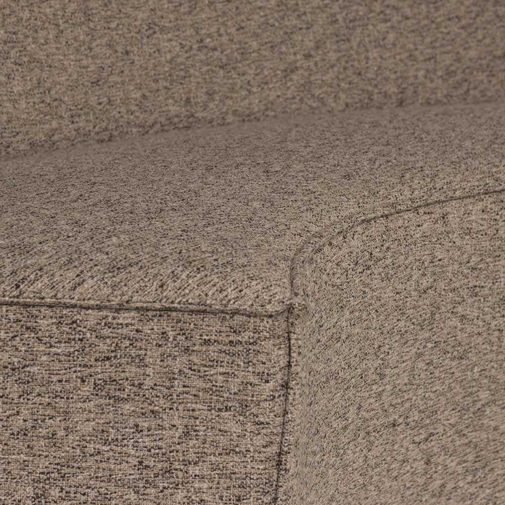 Halbrundes Esstischsofa in Dunkelbraun - Sentiagamo