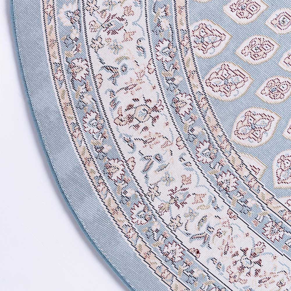 Orient Design Teppich in Blau Creme Mehrfarbig - Icardus