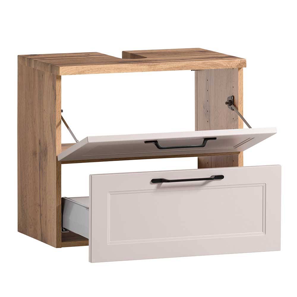 Waschbeckenschrank in Hellgrau - Trioto