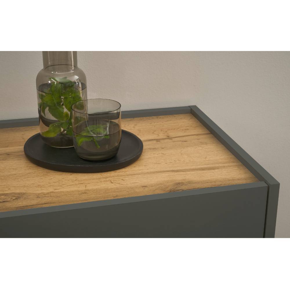 Flur Schrank und Vertiko Set modern - Ahilav (zweiteilig)