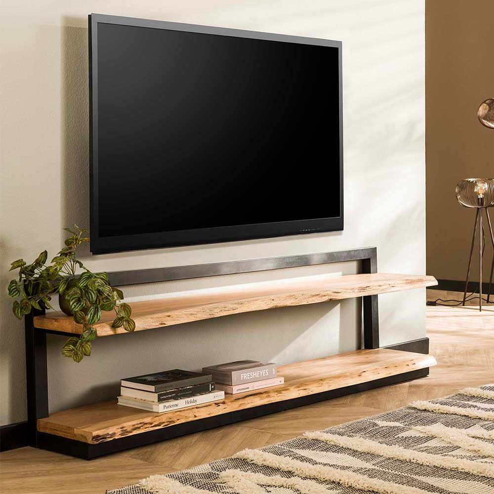 TV Regal im Loft Style mit zwei Ablagen - Segurian