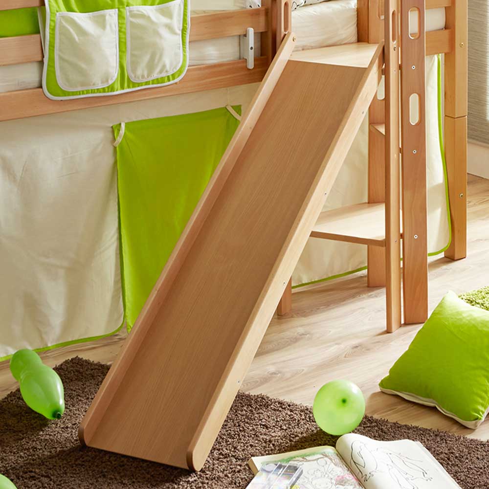 Kinderzimmer Hochbett aus Buche Massivholz - Freaky