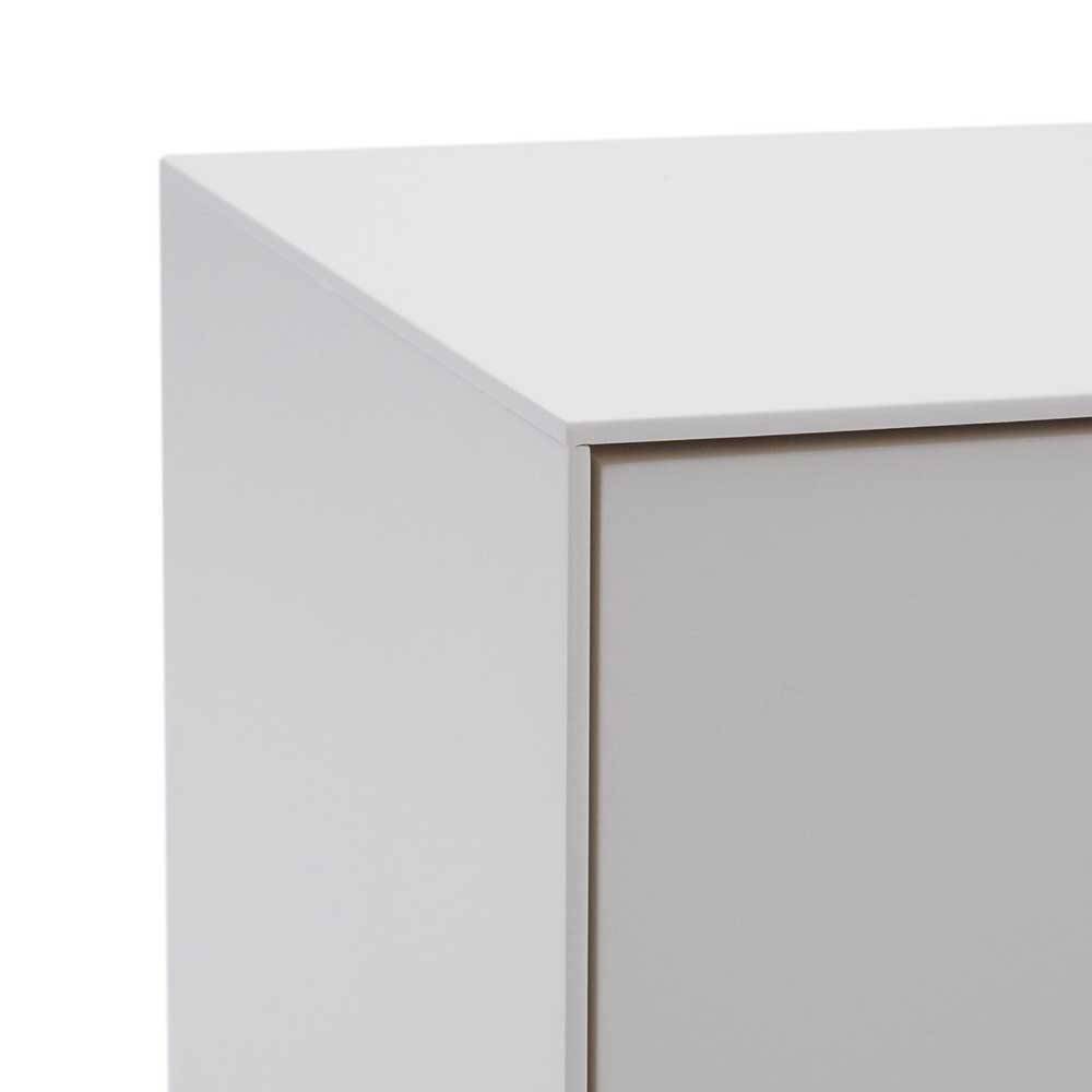 195x55x40 Weißes Lowboard modern - Dresconio