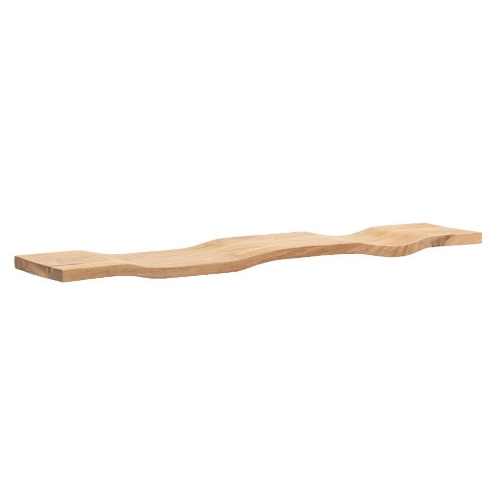 Welliges Wandboard aus Akazie Massivholz - Pitty