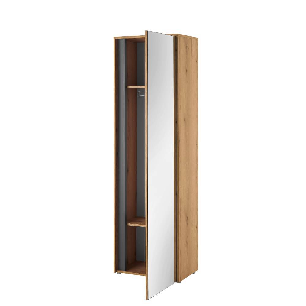 Garderobenschrank mit Spiegel 60x200x40 cm - Colomania