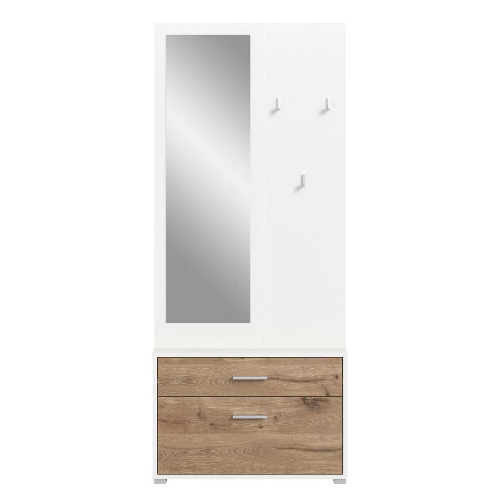 Komplettgarderobe in Weiß - Wakes