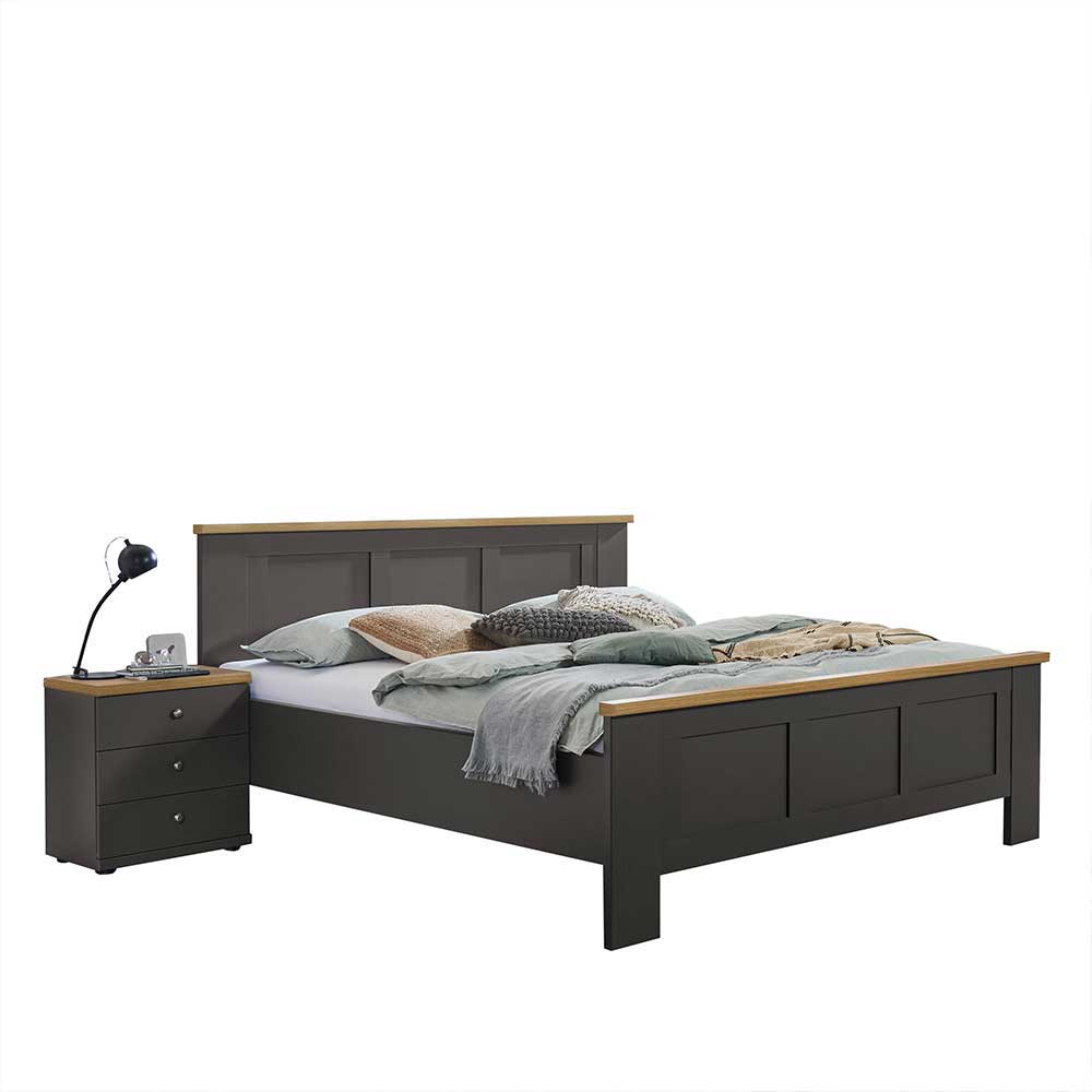Modern Country Bett mit 180 cm Breite - Cretania
