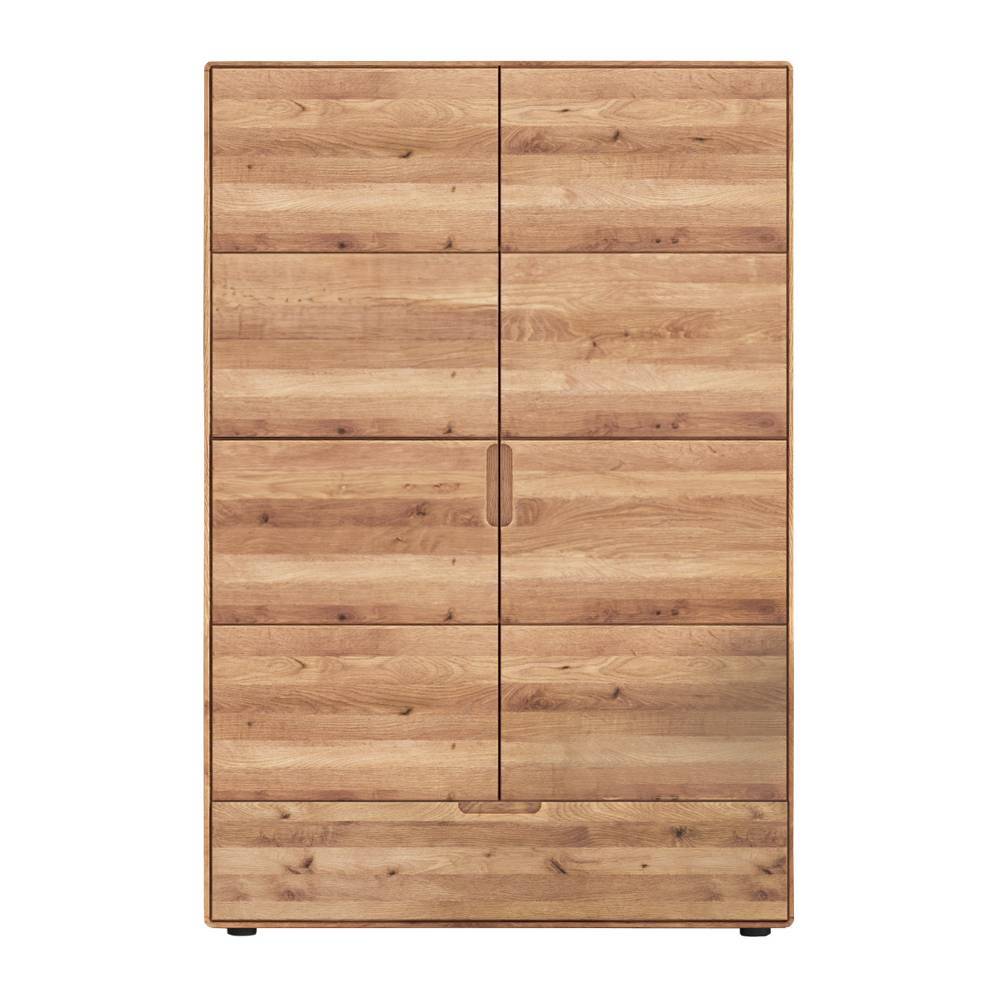 Massivholz-Wäscheschrank mit Doppeltür - Darcona