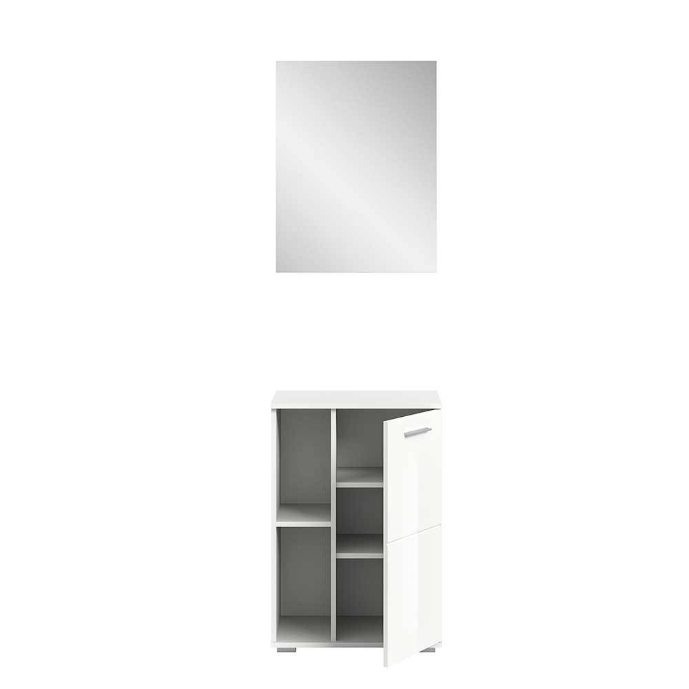Modernes Garderobenmöbel in Weiß - Rugova (zweiteilig)
