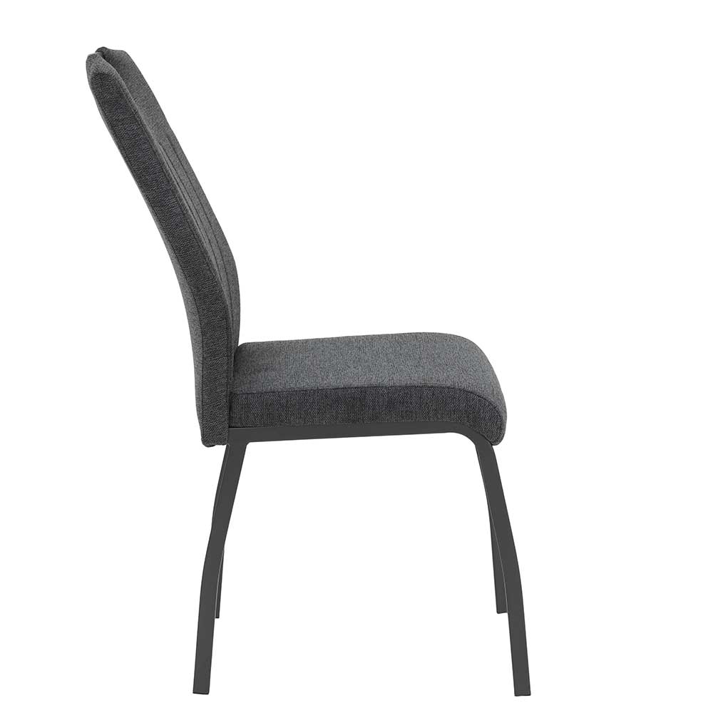 Moderne Stühle aus Webstoff - Lovro (Set)