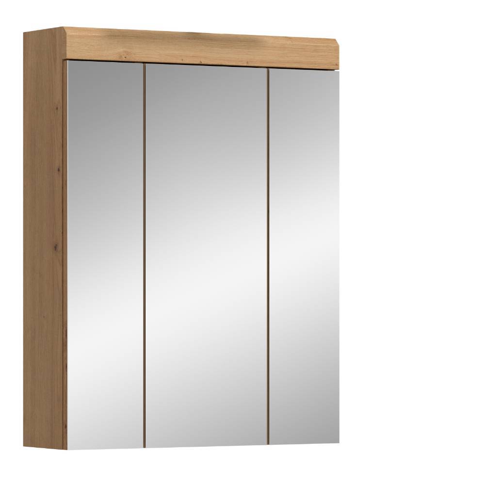 Waschplatz und Hochschrank Set in Salbei - Tamdato (dreiteilig)
