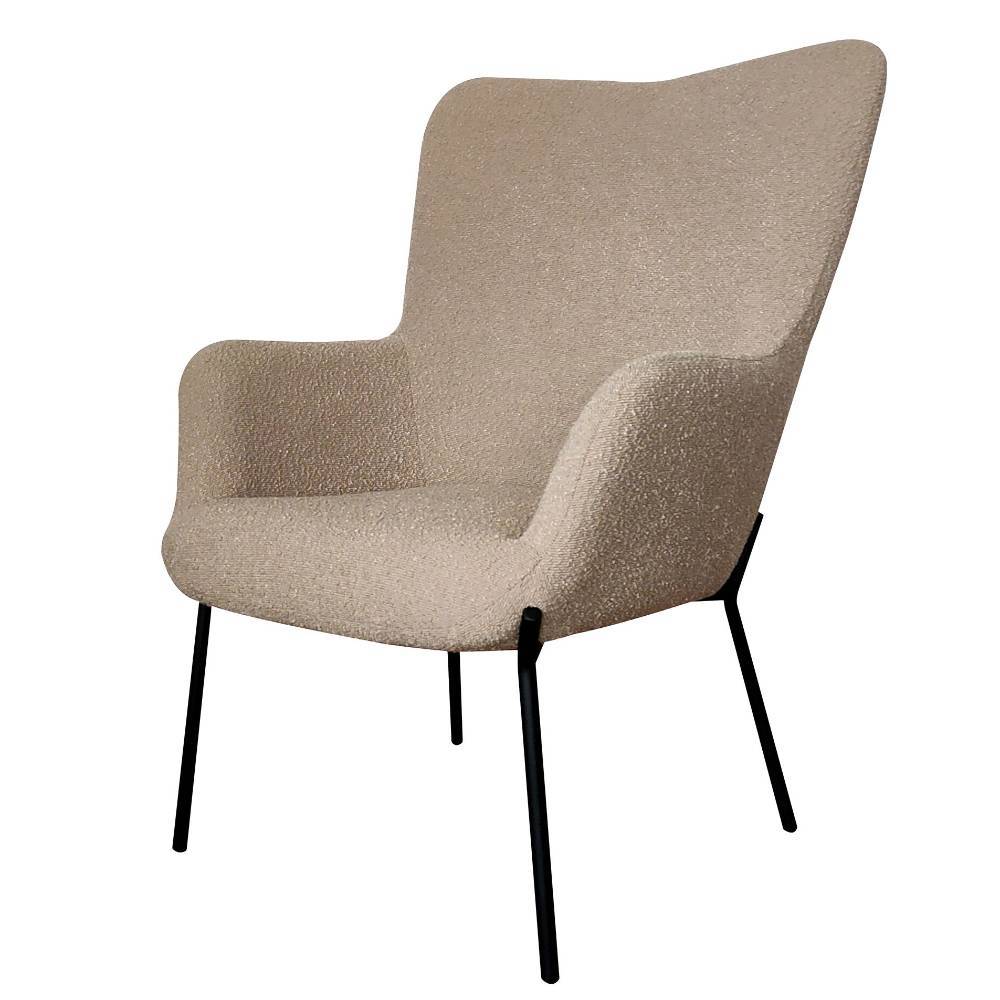 Skandi Sessel in Cappuccino und Schwarz - Telia
