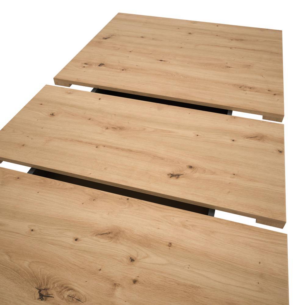 Esszimmer Ausziehtisch mit Doppel-Säulengestell - Vasoga