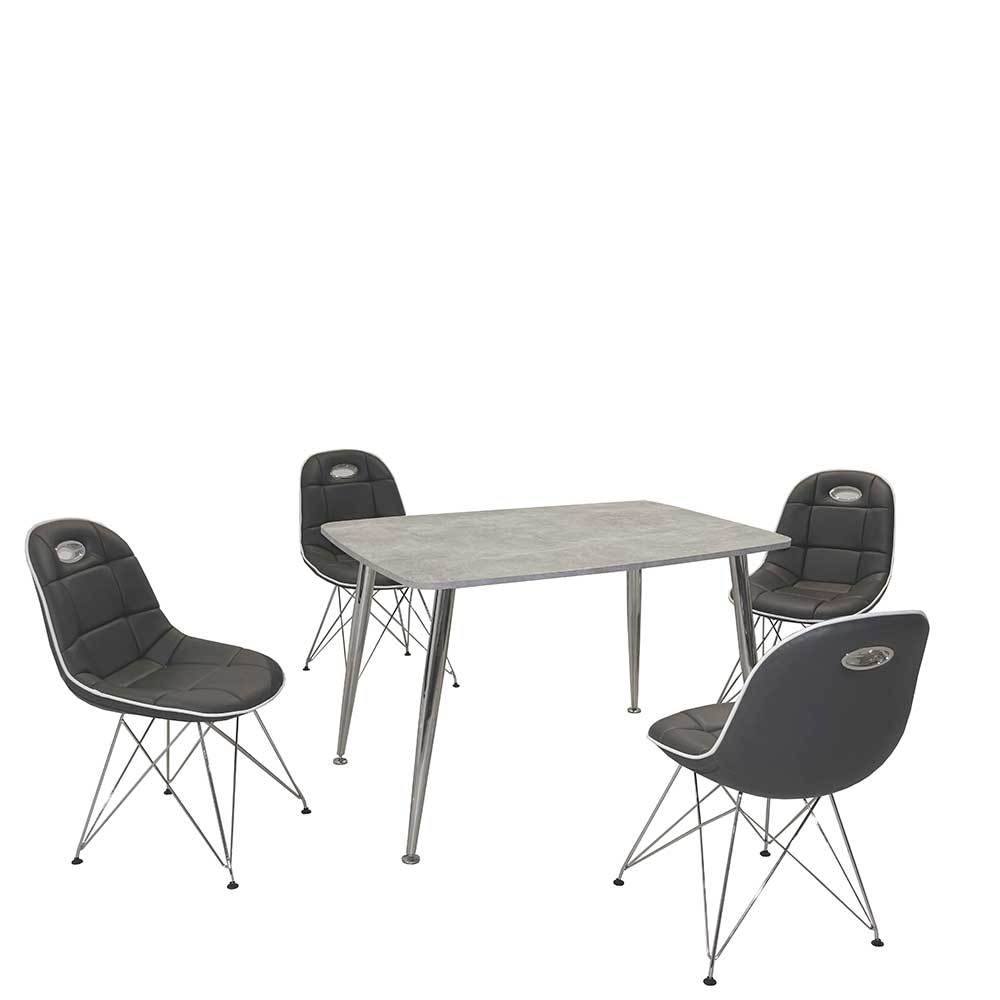 4 Personen Tischset modern - Exklusiva (fünfteilig)