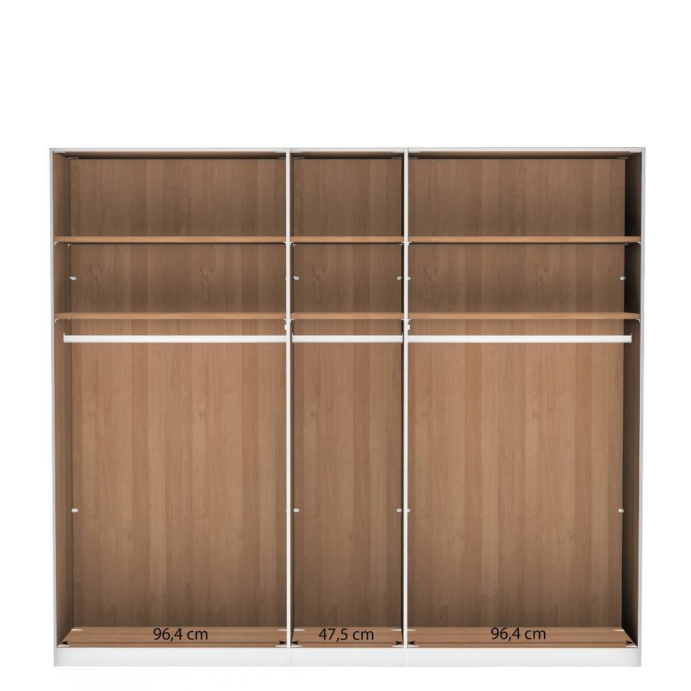 Drehtüren-Kleiderschrank mit fünf Türen - Dilacco
