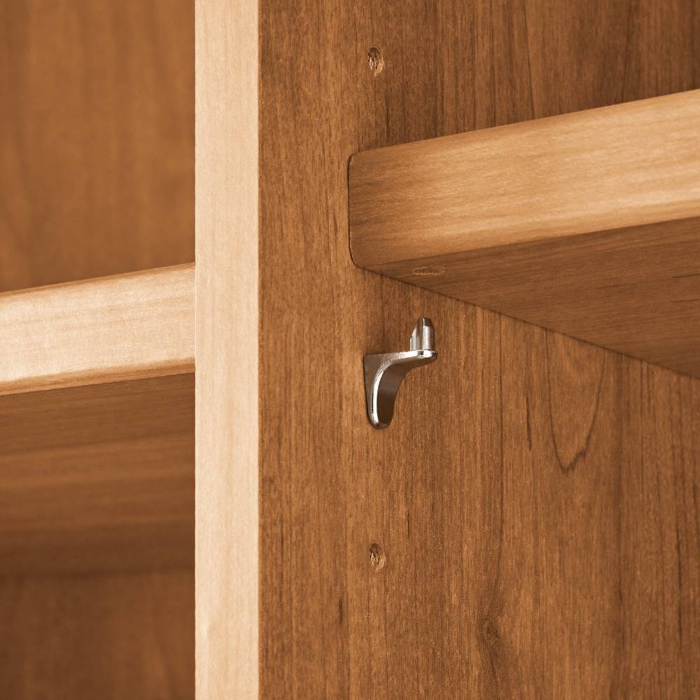 6-türiger Schlafzimmer-Kleiderschrank in Weiß - Crucav