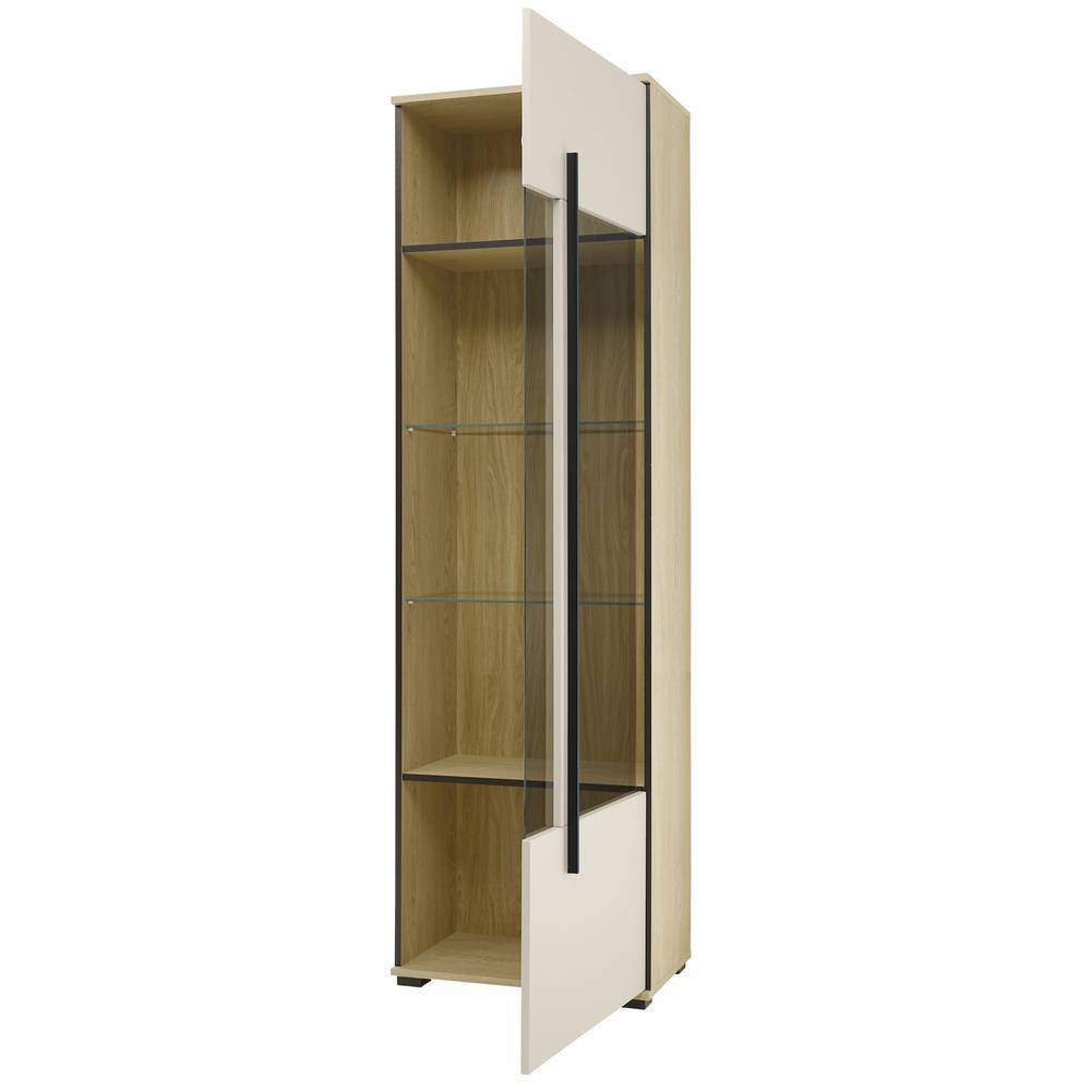 Vitrine in Beigegrau - Raisa