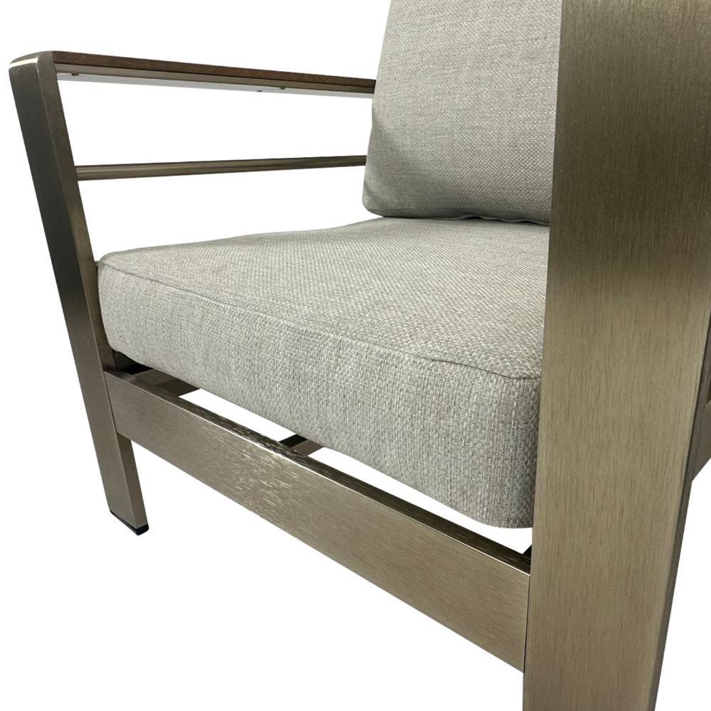 Gartenlounge Kombination aus Aluminium - Sirenna (vierteilig)