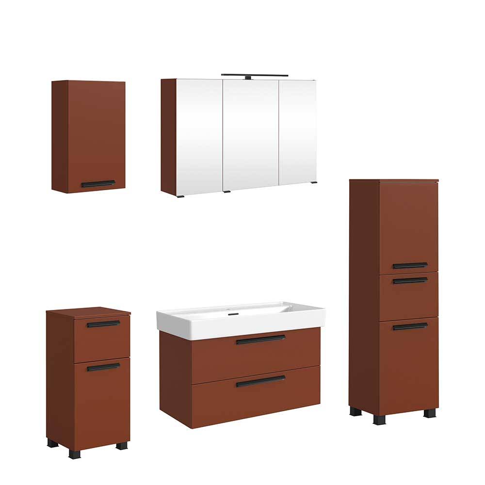 Komplettausstattung Bad Möbel-Set - Exeler (fünfteilig)