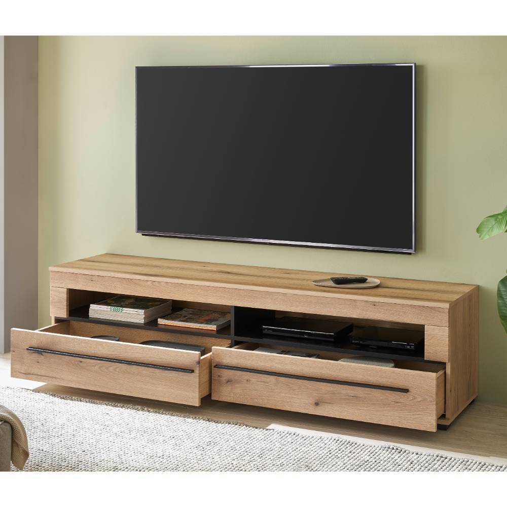 TV Lowboard in Eiche Dekor - Brocus