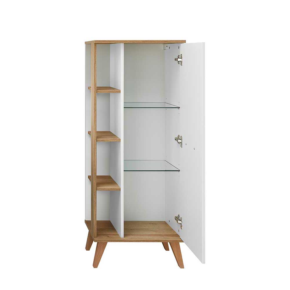 Skandi Bad-Midischrank in Weiß - Timur