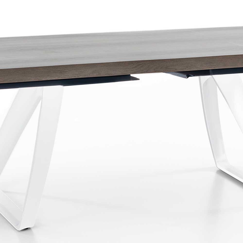 Tisch fürs Esszimmer in Esche Furnier Grey Wash - Maddox